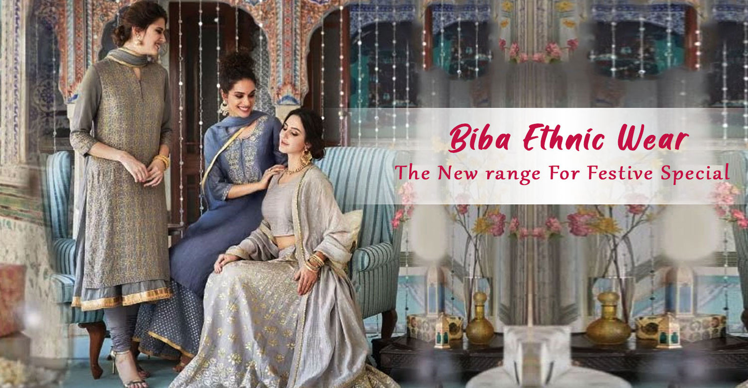 Buy Powder Blue Cotton Anarkali Kurta Lehenga Set (Kurta, Lehenga, Dupatta)  for N/A0.0 | Biba India