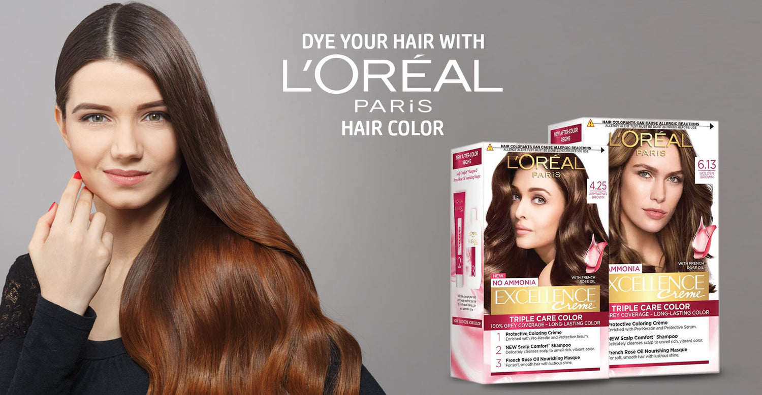 Dye Your Hair With L'oreal Paris Hair Color