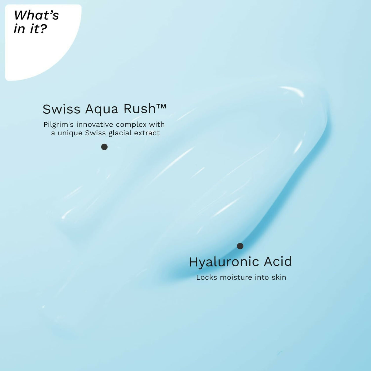Pilgrim Swiss Aqua Rush 120H Moisturizer Strengthens skin barriers, Plump & glowing skin - Distacart