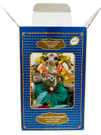 Thumbnail for Eco-Friendly Ganesh Idol Small (Non-Toxic Colors) With Kumkum & Akshat