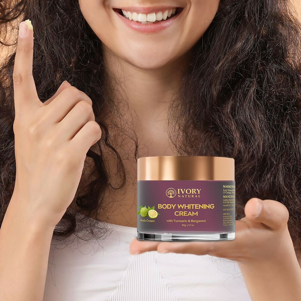 Ivory Natural Body Whitening Cream - Achieve Even Skin Tone And Smooth Texture For A Radiant Glow - Distacart