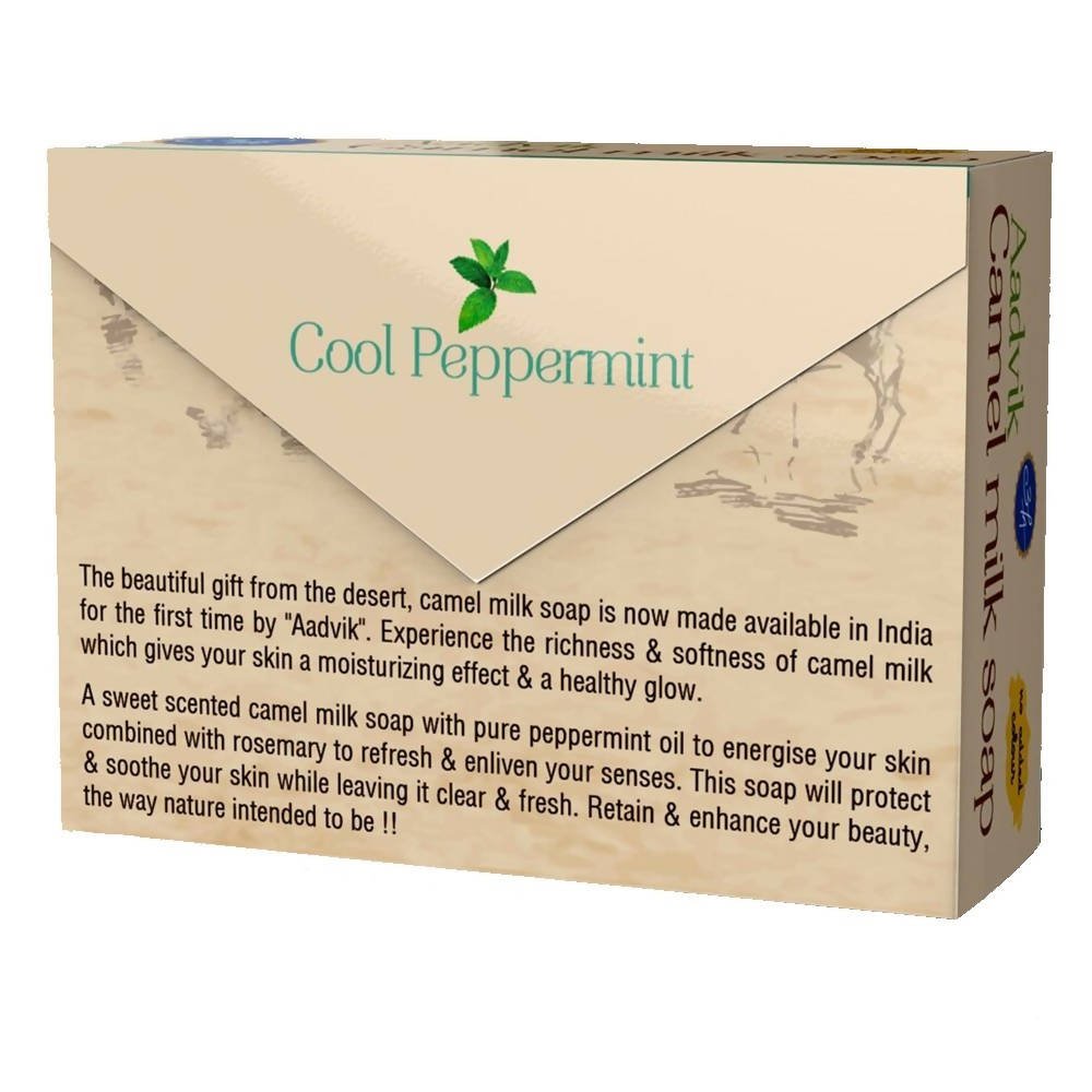 Aadvik Camel Milk Soap - Peppermint & Rosemary Essential Oil online