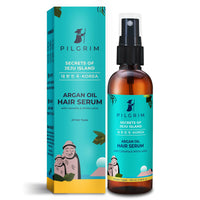 Thumbnail for Pilgrim Argan Oil Hair Serum For Dry Frizzy Hair, Hair Smoothing & Soft Hair - Distacart