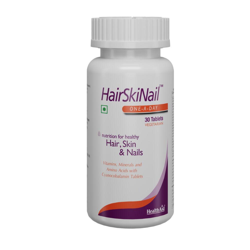 HealthAid HairSkiNail (Multivitamins for Hair, Skin and Nail) Tablets - Distacart