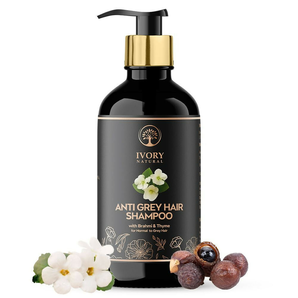 Buy Ivory Natural Grey Hair Shampoo For Nature-Inspired Grey Coverage ...