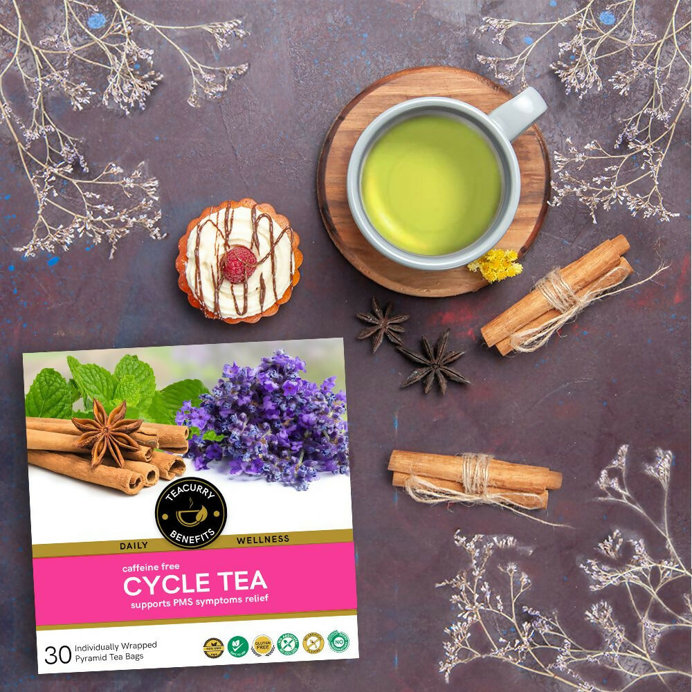 Buy Teacurry Period Tea - Cycle Tea with Diet Chart Online at Best ...