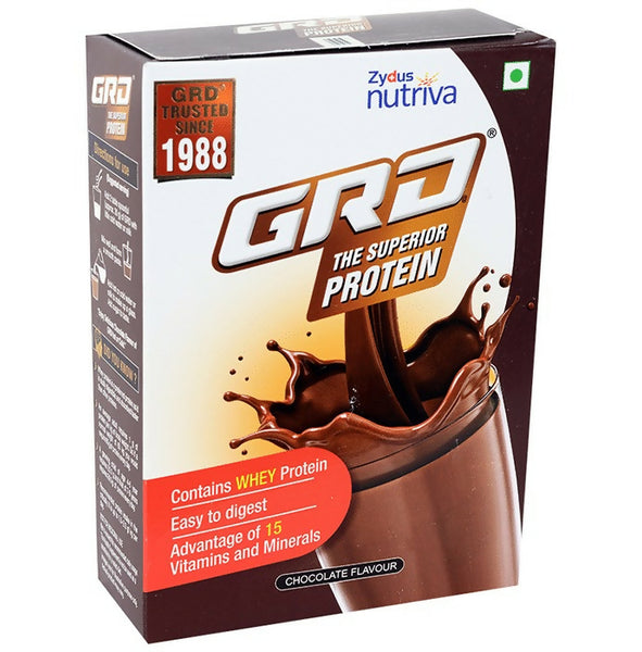 GRD Whey Protein Powder with Vitamins & Minerals - Chocolate Flavor - Distacart