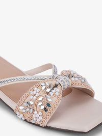 Thumbnail for Anouk Embellished Open Toe Flats