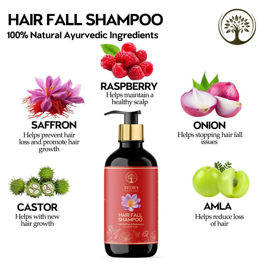 Ivory Natural Falling Hair Shampoo For Scalp And Hair Strength - Distacart