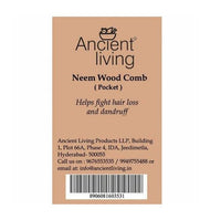 Thumbnail for Ancient Living Neem Wood Pocket Comb - Distacart