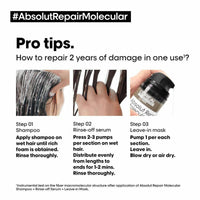 Thumbnail for L'Oreal Paris Absolut Repair Molecular Deep Repairing Hair Rinse-Off Serum - Distacart