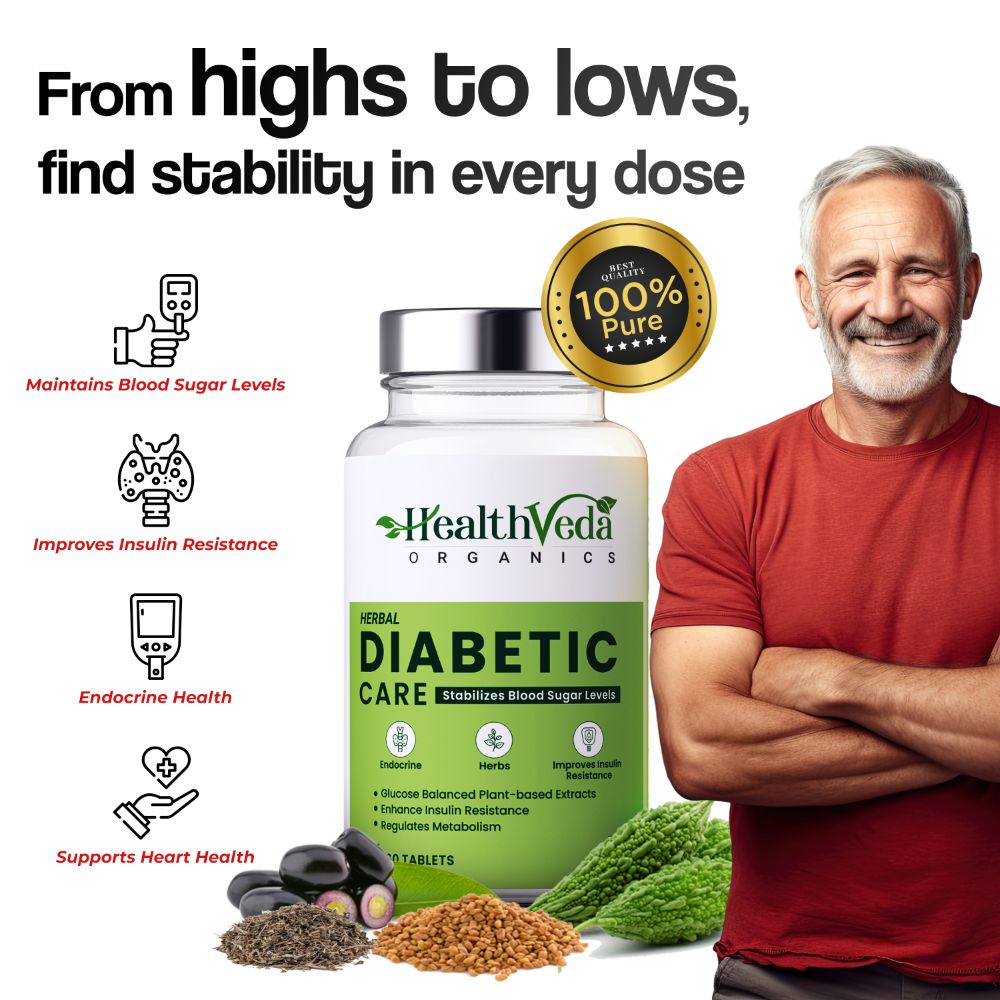 Health Veda Organics Diabetic Care Tablets