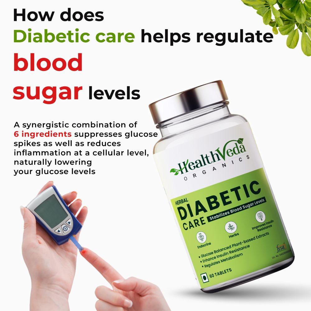 Health Veda Organics Diabetic Care Tablets