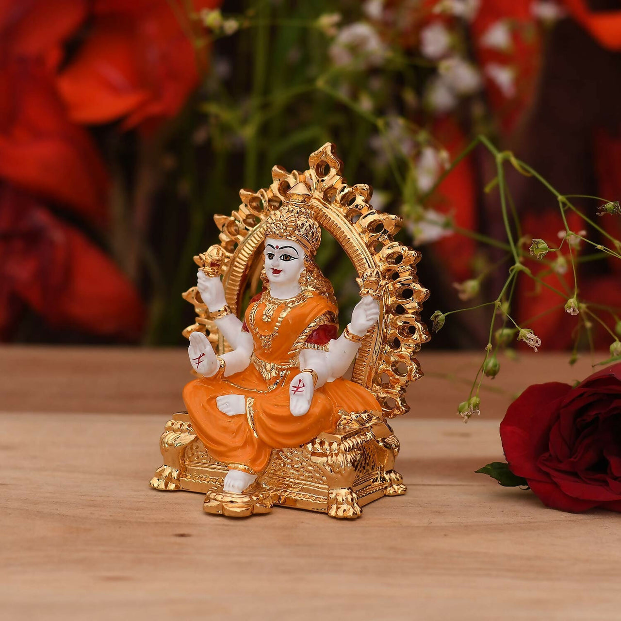 Collectible India Ceramic Lakshmi Idol - Distacart