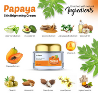 Thumbnail for LA Organo Papaya Skin Whitening Cream and Glutathione Face Wash Combo