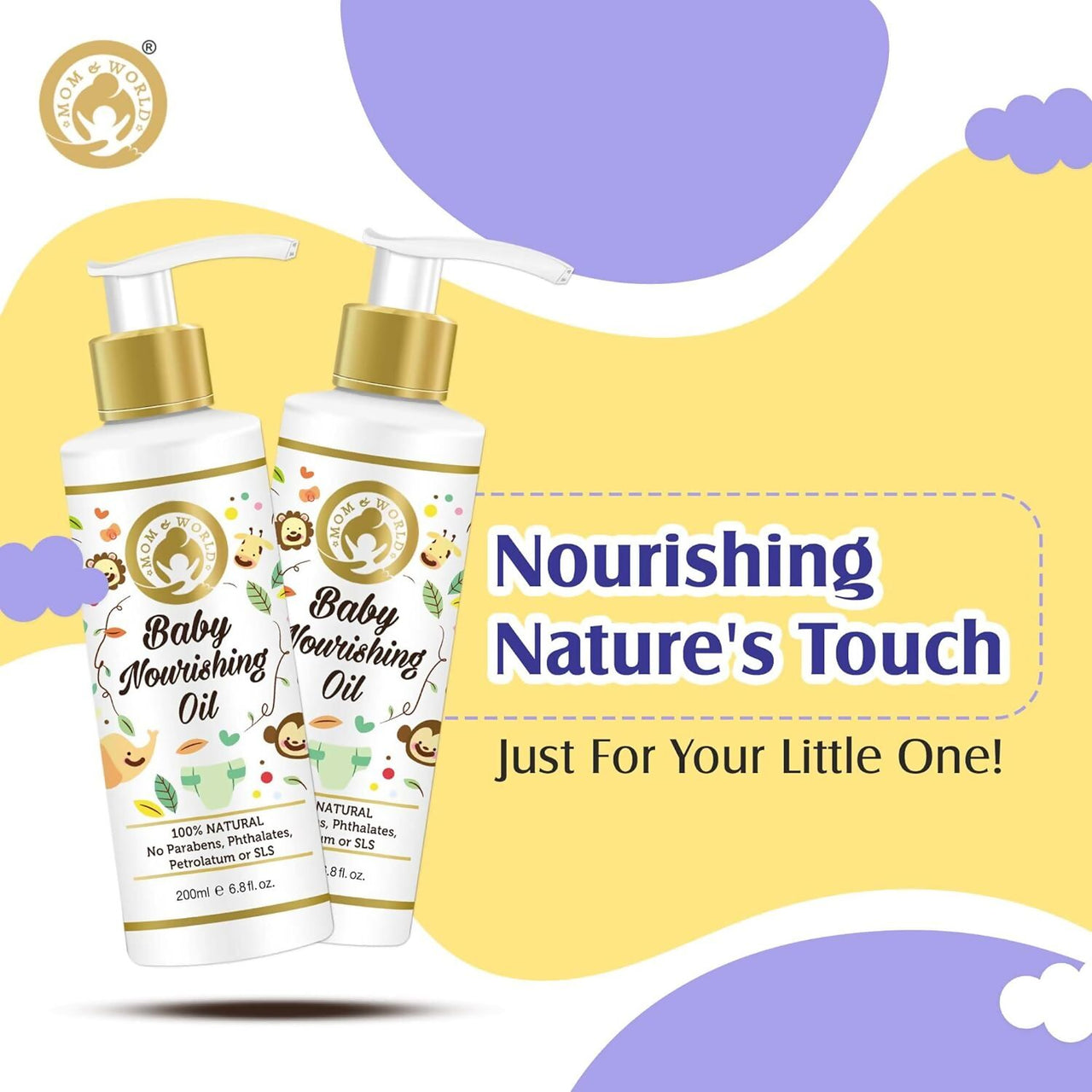 Mom & World Baby Nourishing Oil - Distacart