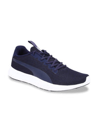 Thumbnail for Puma Men Navy Blue Mesh Sneakers