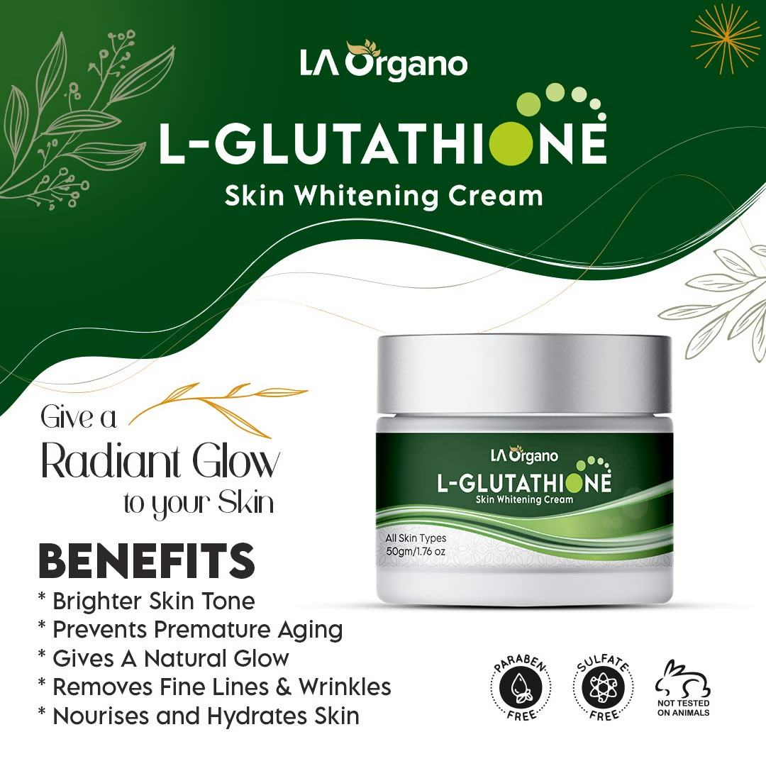 LA Organo L-Glutathione Cream For Skin Whitening