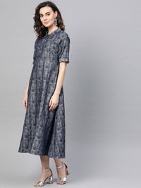 Thumbnail for AURELIA Self Design Shirt Cotton Dress