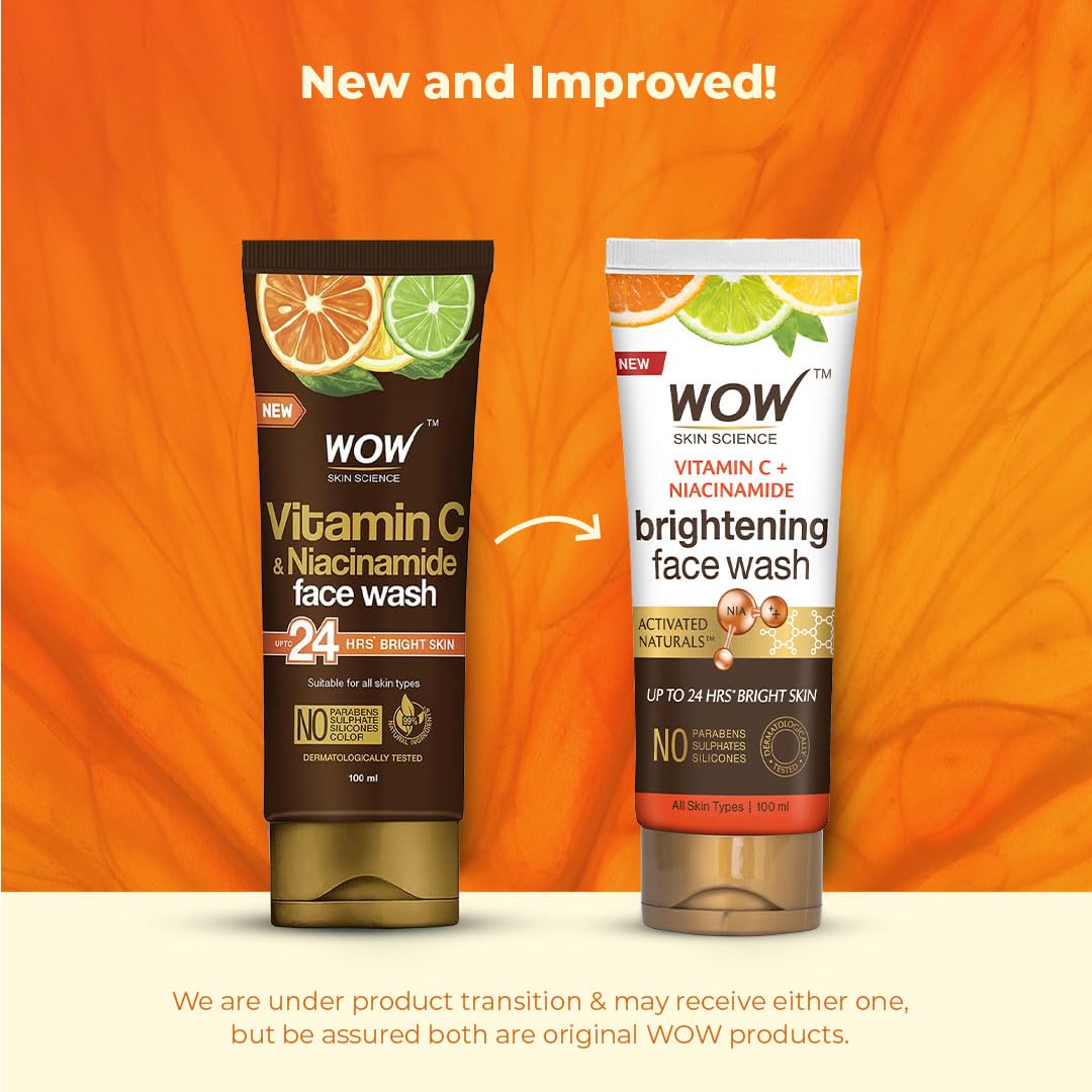 Wow Skin Science Brightening Vitamin C Face Wash