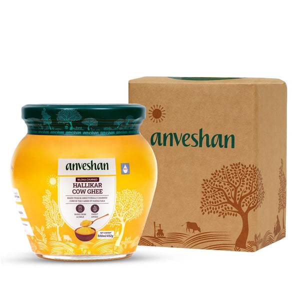 Anveshan A2 Desi Cow Ghee | Pure, Natural & Healthy Ghee | A2 Gir Cow Ghee