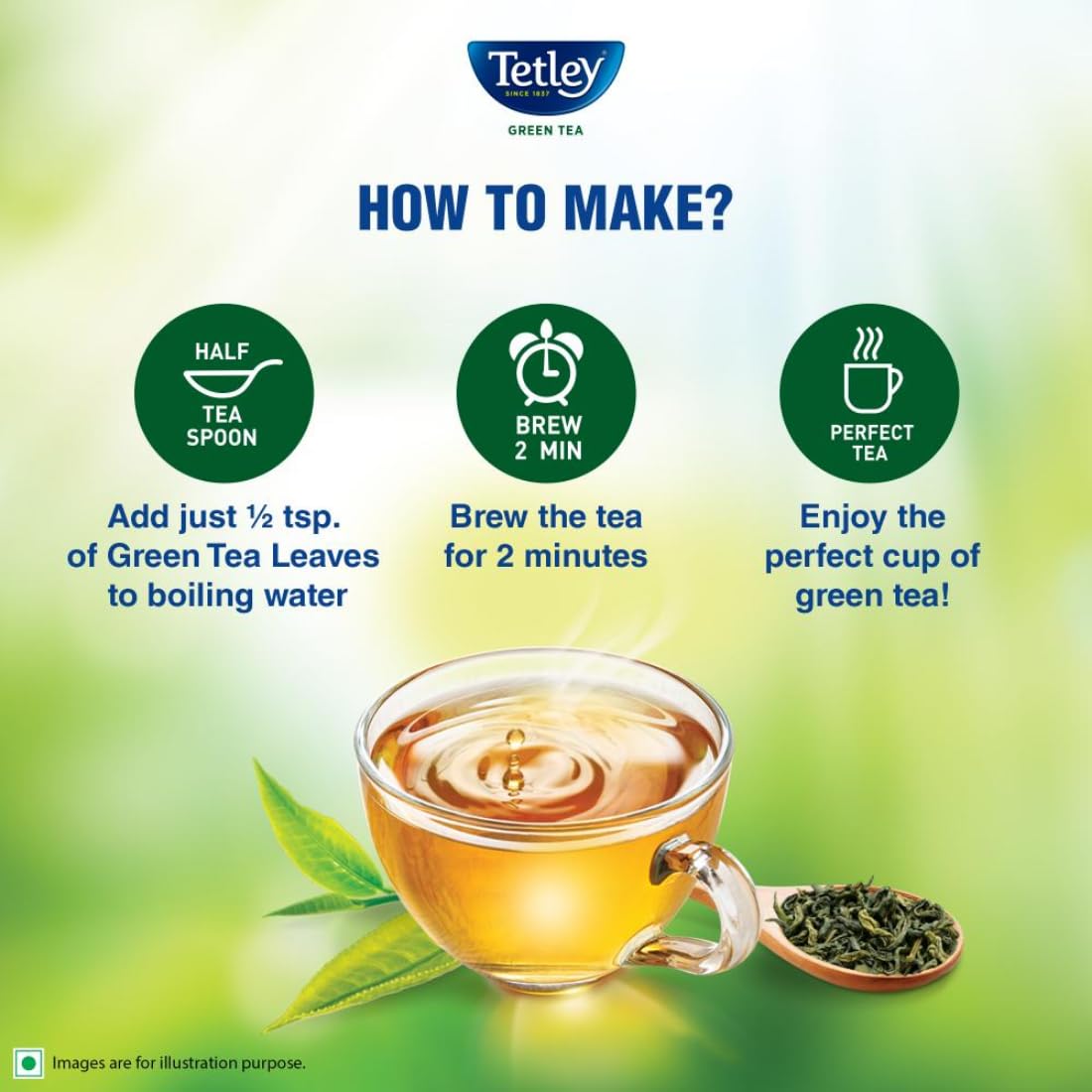 Tetley Long Leaf Green Tea