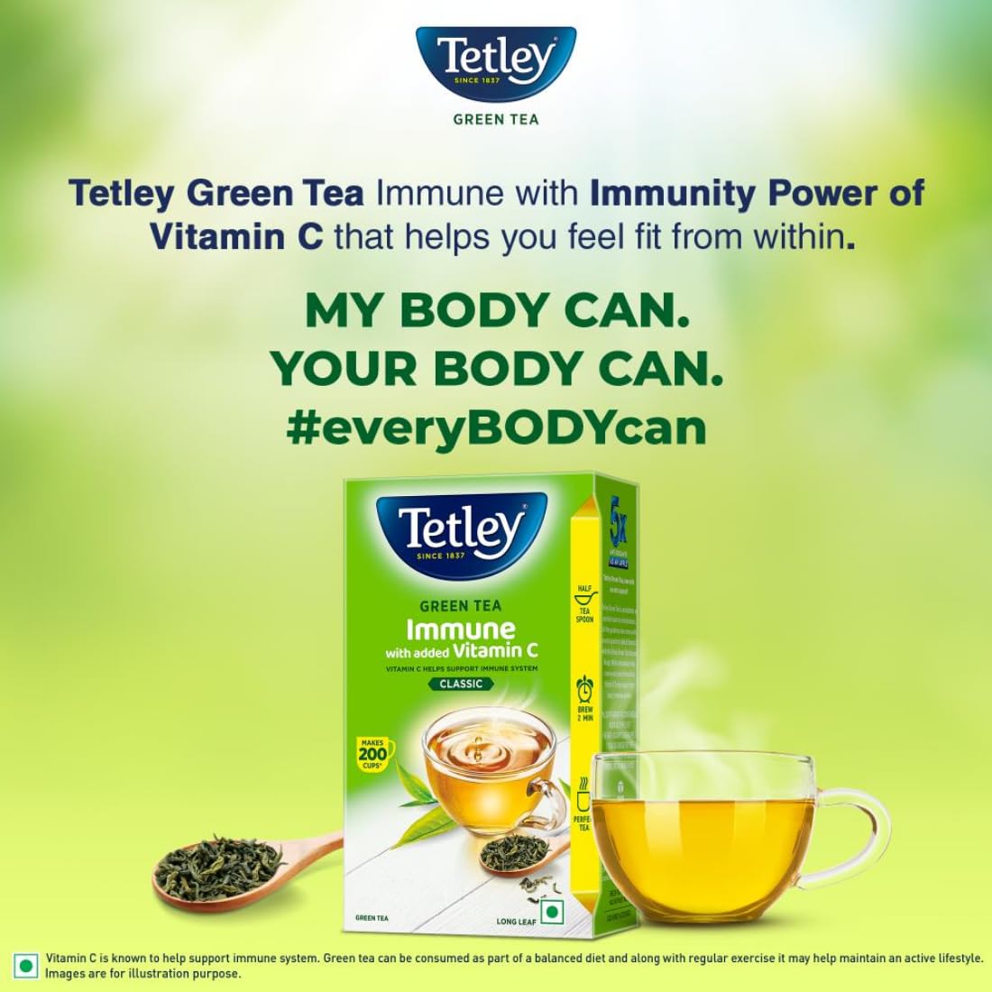 Tetley Long Leaf Green Tea