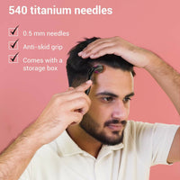 Thumbnail for Sotrue Derma Roller For Hair Growth 0.5 mm with 540 Titanium Needles - Repairs Damaged Hair, Activates Hair Follicles