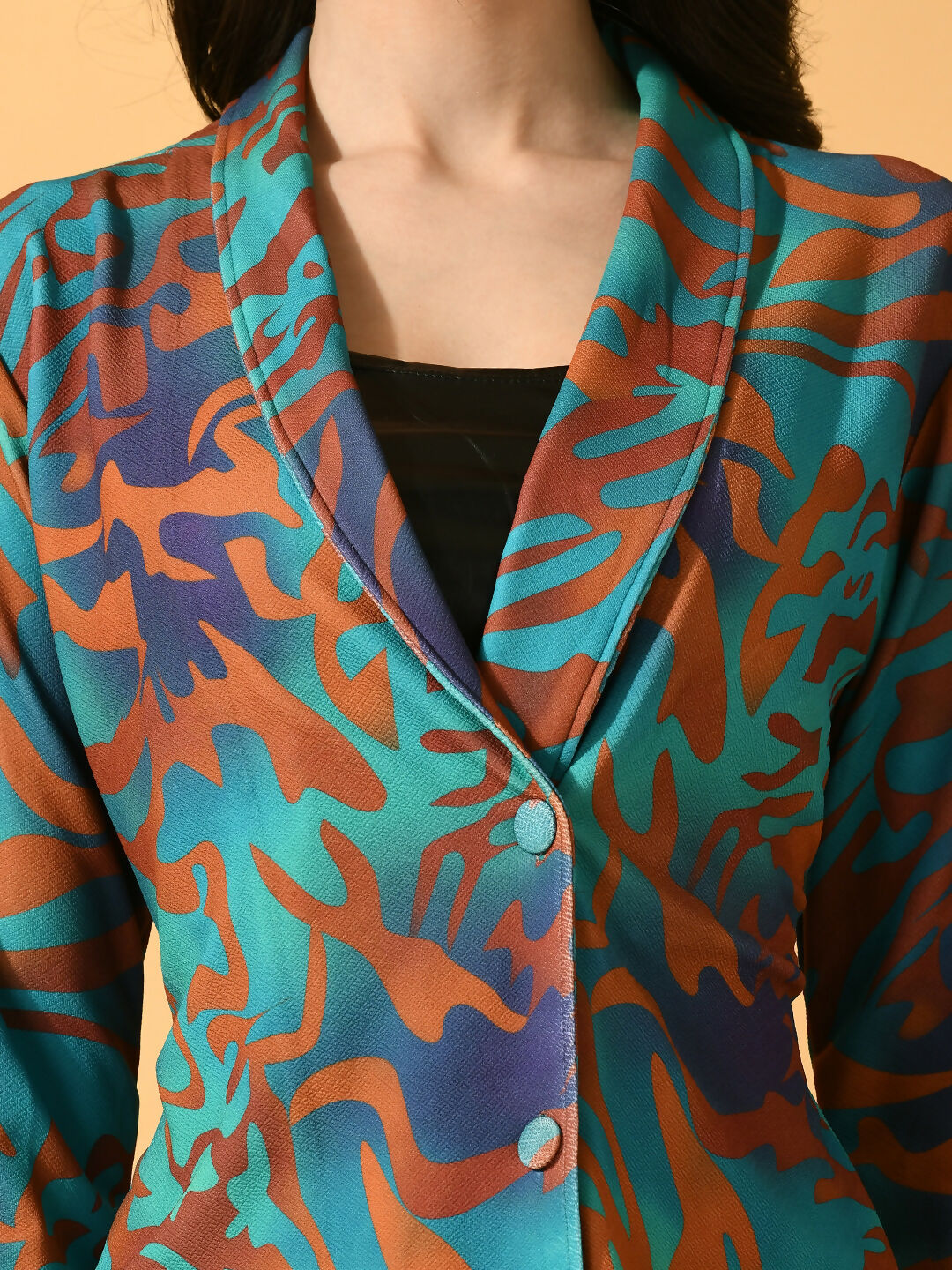 Myshka Women's Multi Printed Coat With Trousers - Distacart