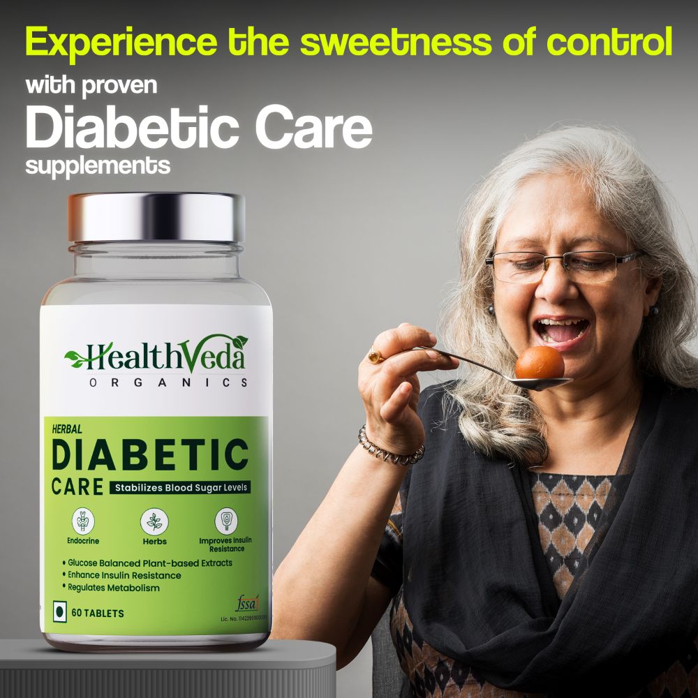 Health Veda Organics Diabetic Care Tablets