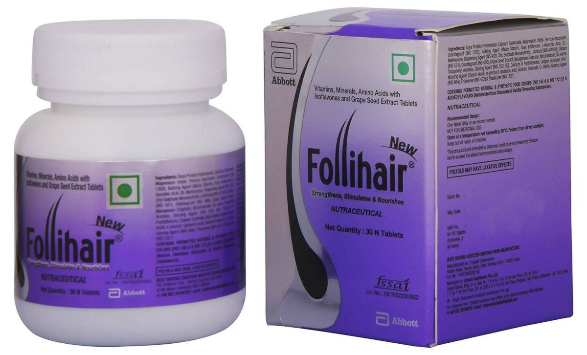 Abbott New Follihair Nutraceutical Tablets - Distacart