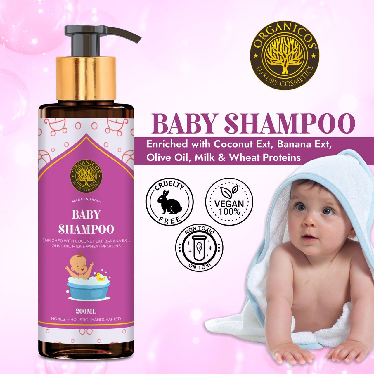 Organicos Baby No Tears Shampoo