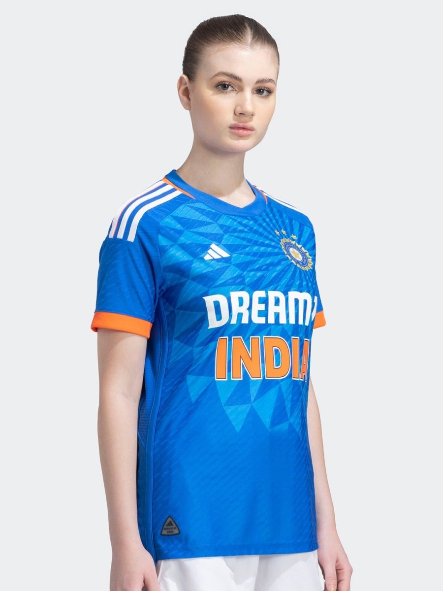 Adidas Typography Printed T20 International Cricket Jersey T-shirt - Distacart