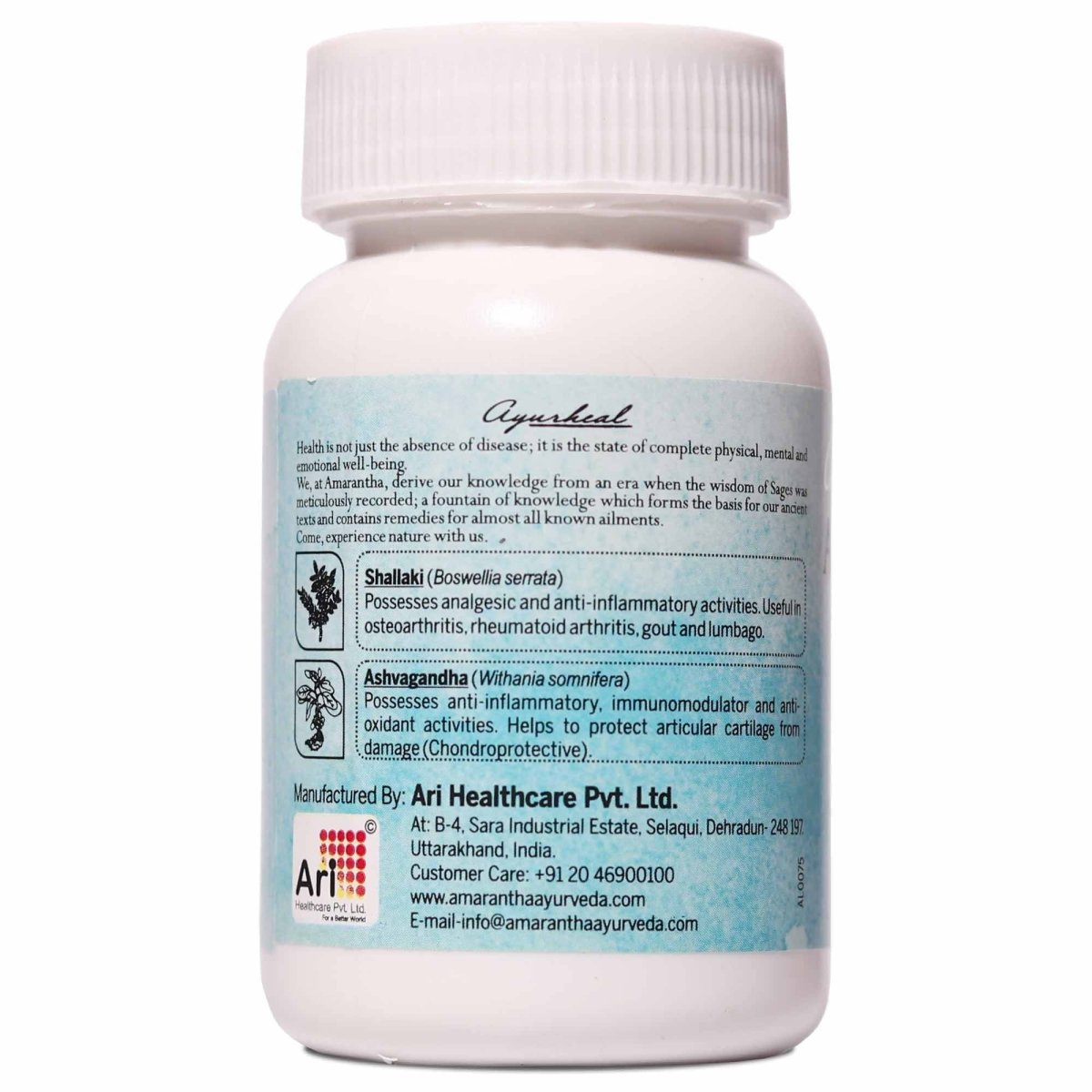 Amarantha Ayurvedic Ariflex Tablet - Distacart