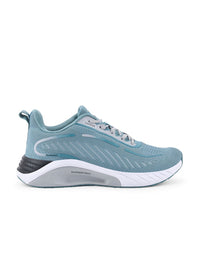 Thumbnail for Campus Men Green Mesh Running Shoes