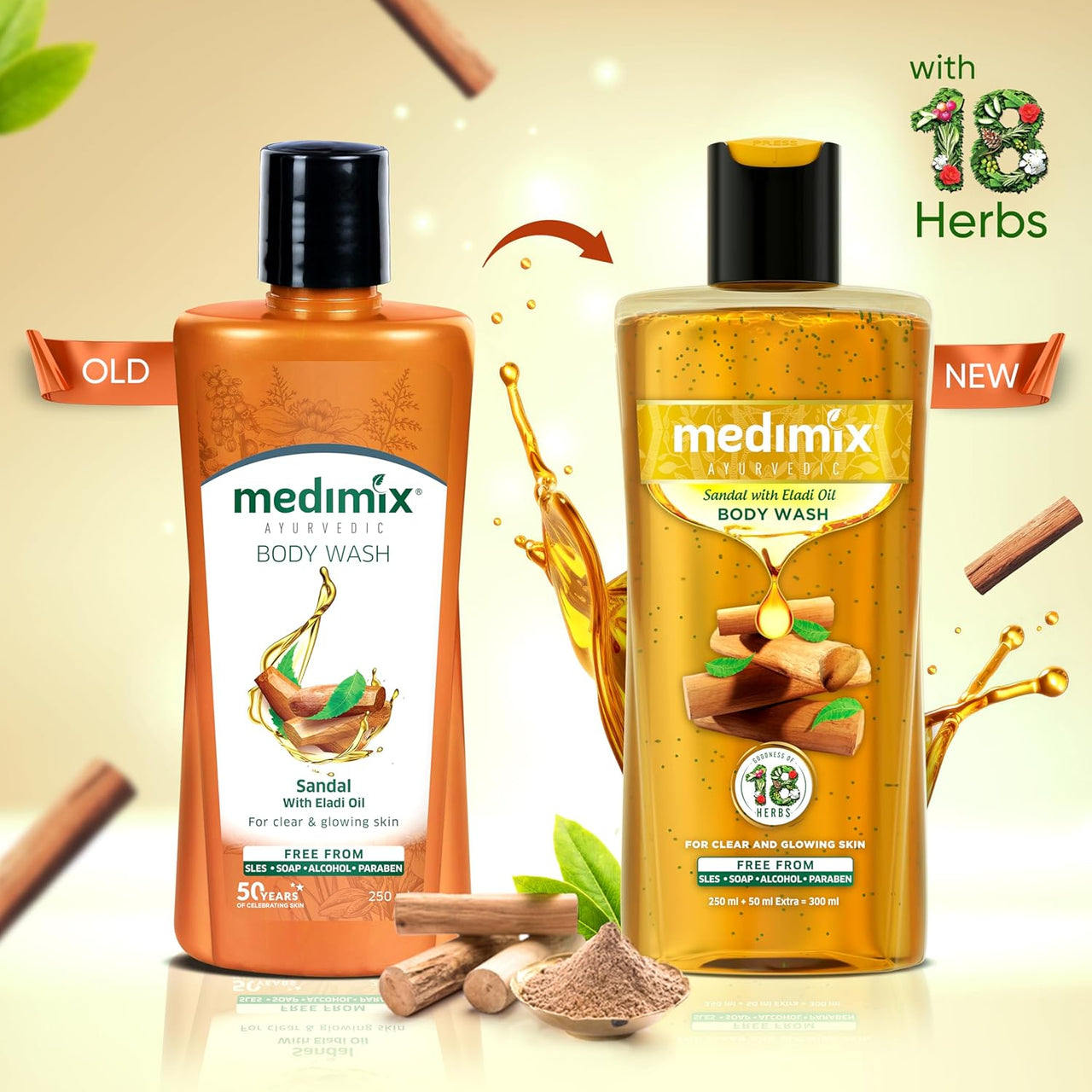 Medimix Ayurvedic Sandal Body Wash With Eladi Oil - Distacart
