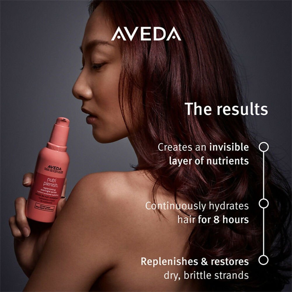 Aveda Nutriplenish Hydrating Serum for Dry & Frizzy Hair with Coconut Oil - Distacart