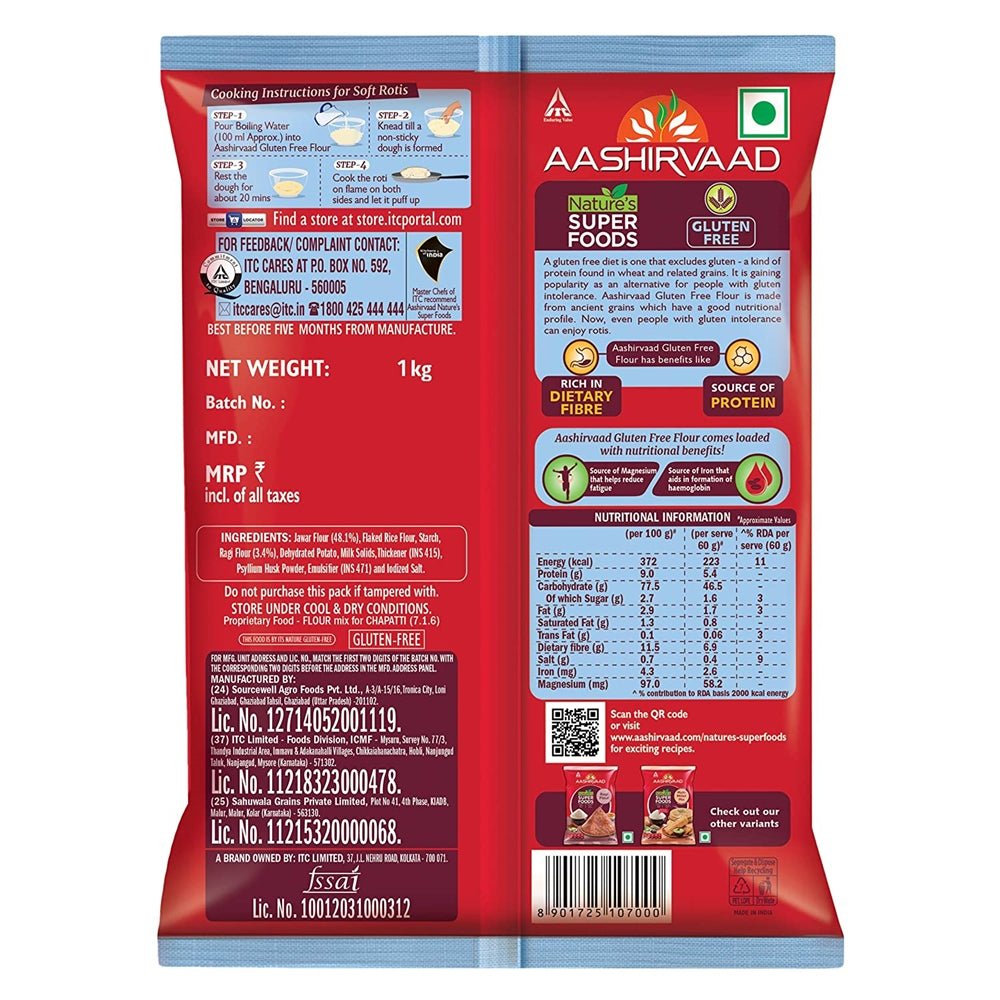 Aashirvaad Nature's Super Foods Gluten Free Flour