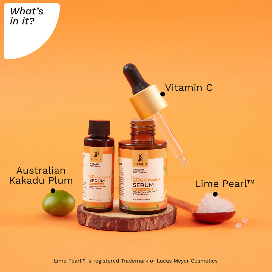 Pilgrim 20% Vitamin C Serum With Australian Kakadu Plum & Pure Vitamin C - Distacart