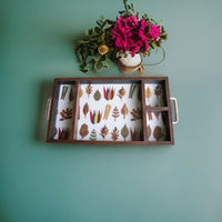 Thumbnail for Collectibles India Wooden Serving Tray - Distacart