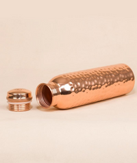 Thumbnail for Isha Life Hammered Copper Water Bottle - 950 ml