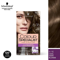 Thumbnail for Schwarzkopf Colour Specialist Permanent Hair Colour - 6.16 Cool Dark Blonde