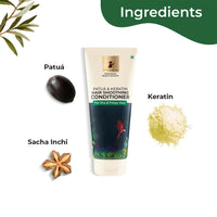 Thumbnail for Pilgrim Amazonian Patua & Keratin Hair Smoothing Conditioner For Dry & Frizzy Hair With Sacha Inchi - Distacart