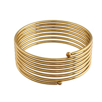 Thumbnail for 18k Gold Plated Spring Kada Bangles for Women - Wahe Jewels