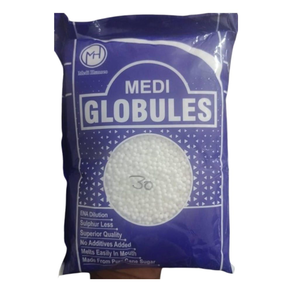 Medi Homeopathy Globules/ Blank Pellets (Size 30)