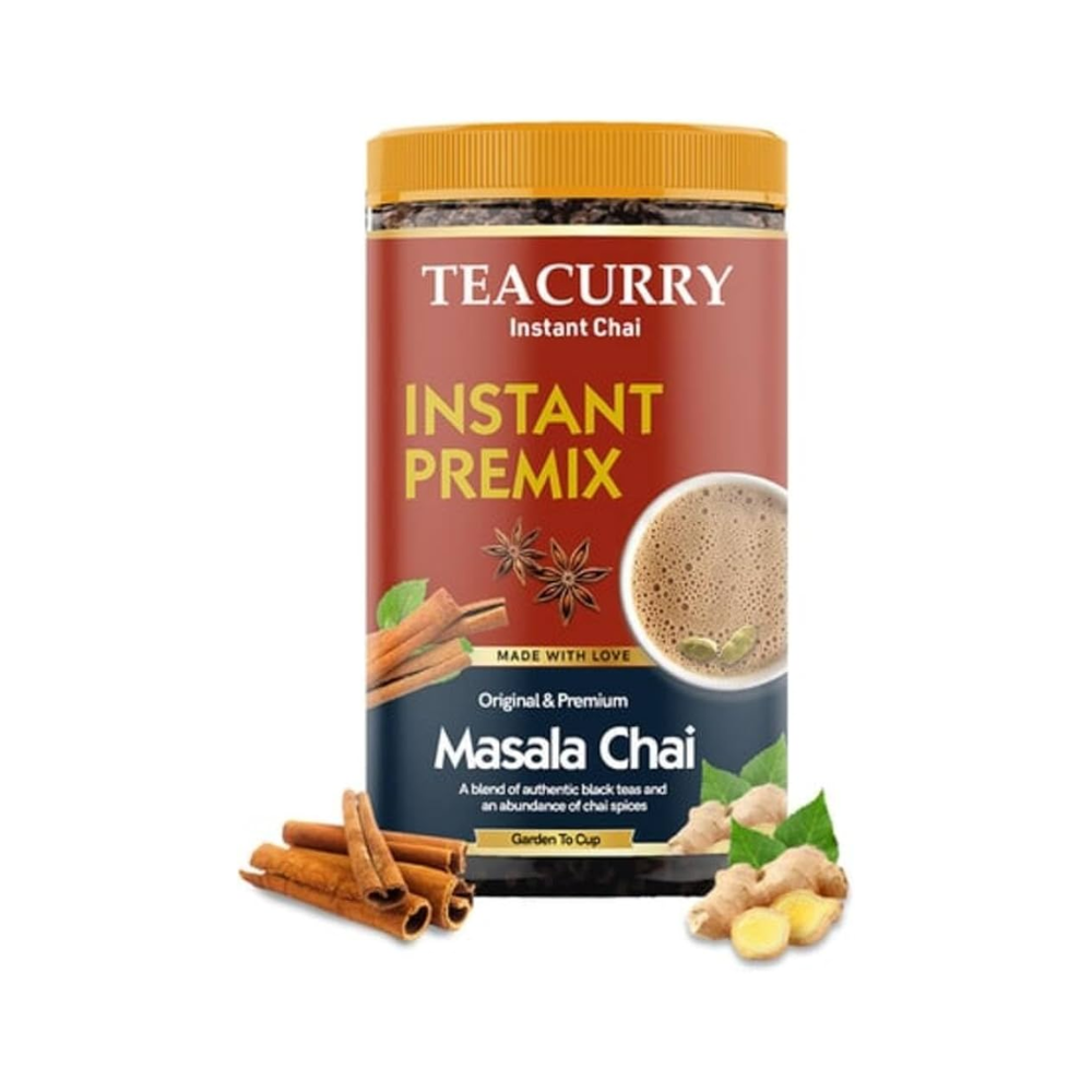 Teacurry Masala Instant Tea Premix - Premium Masala Premix Tea with Real Spices