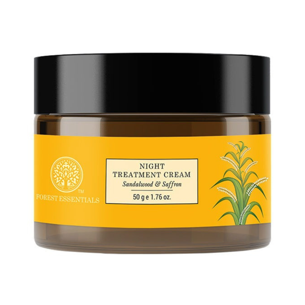 Forest Essentials Night Treatment Cream With Sandalwood & Saffron - Distacart