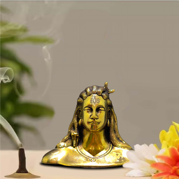 Brass Adiyogi Idols - Distacart