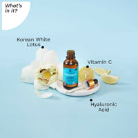 Thumbnail for Pilgrim Korean Vitamin C Night Serum for glowing skin with Hyaluronic acid & White Lotus - Distacart
