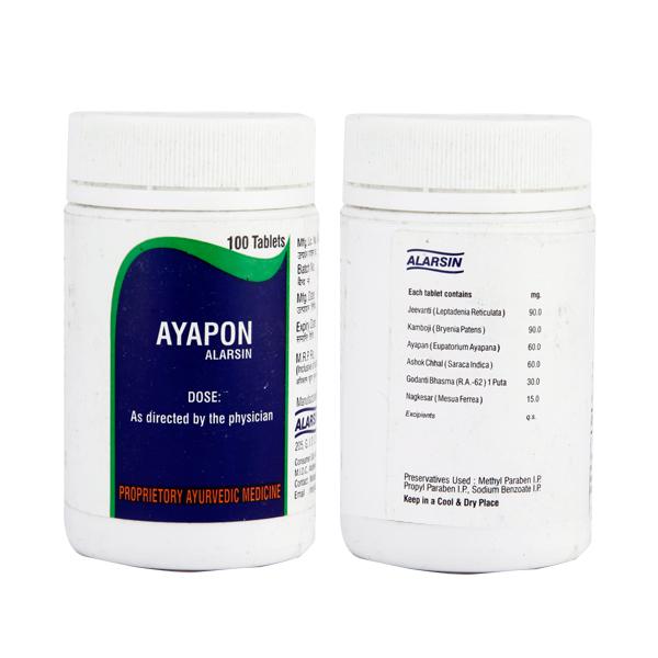 Alarsin Ayurvedic Ayapon Tablet